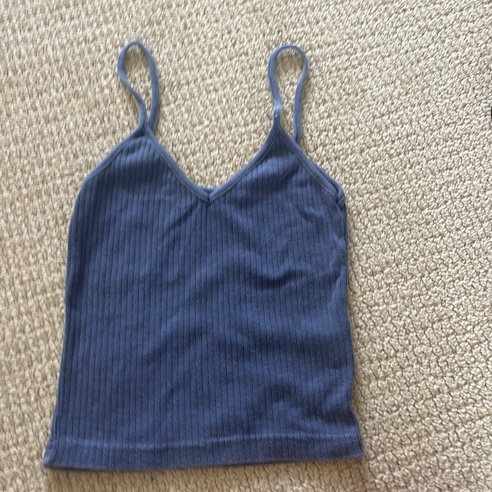 tank top dark blue brandy melville